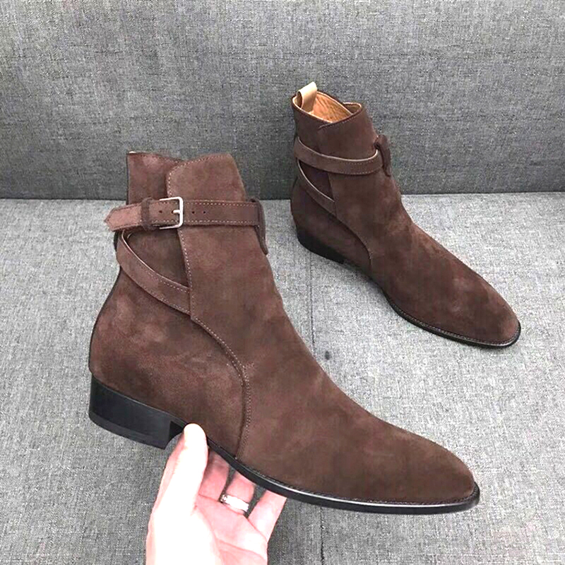 Black Brown Genuine Cow Suede  - огляд і ціна Crossfit Male