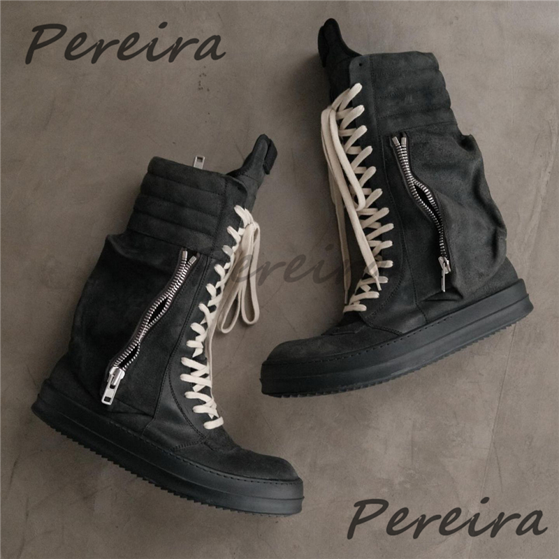 Black Suede Flat High Top Snea - огляд і ціна Crossfit Male
