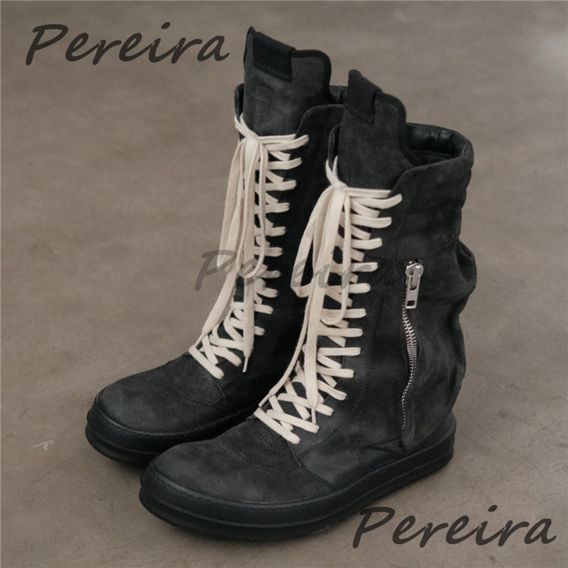 Black Suede Flat High Top Snea - огляд і ціна Crossfit Male