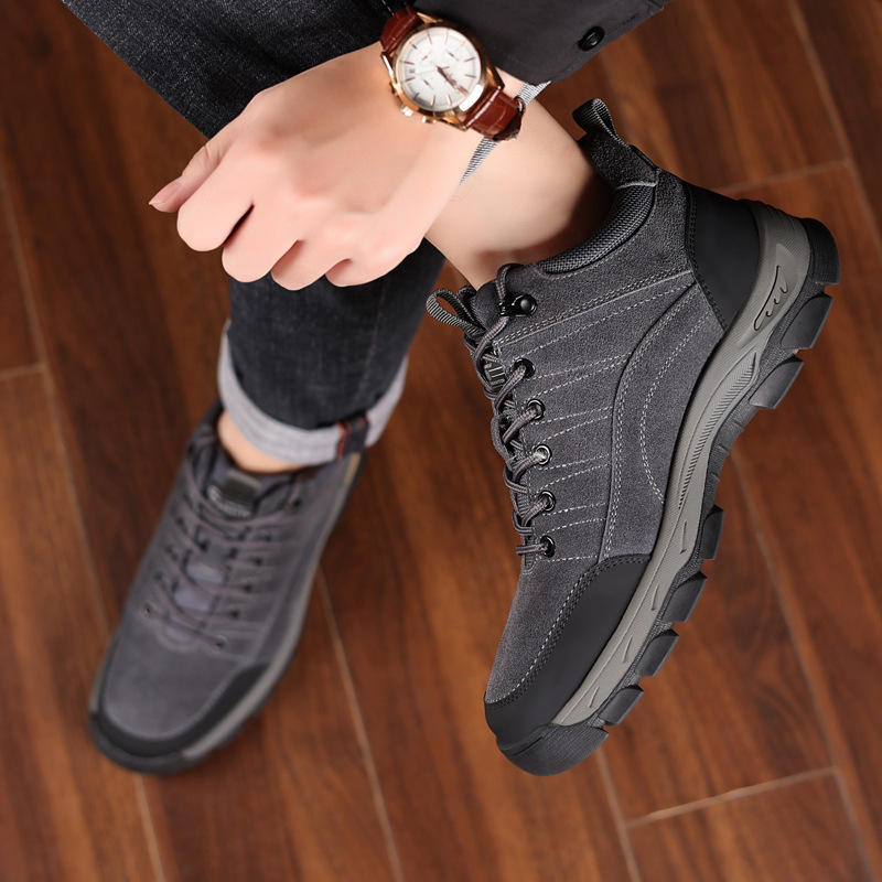 Men Winter Leather Shoes Warm  - огляд і ціна Crossfit Outdoor